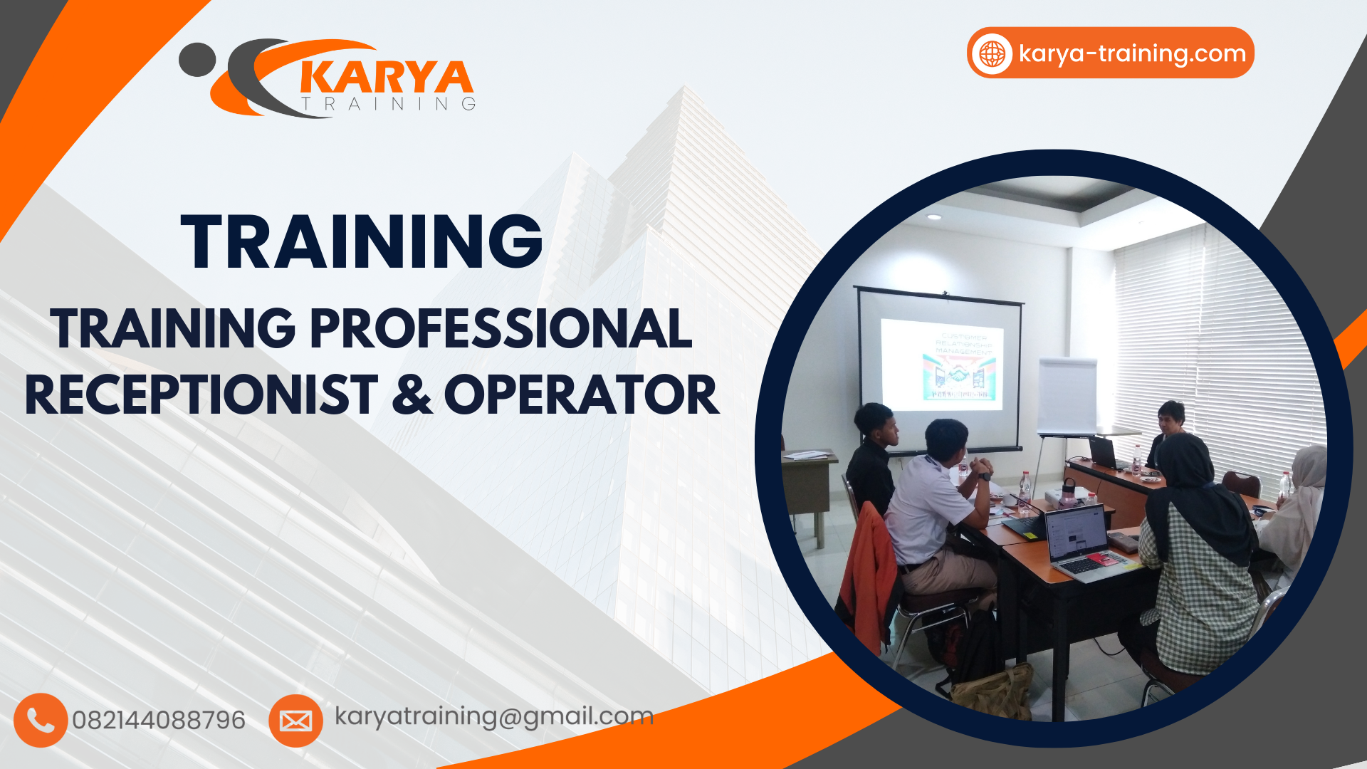 TRAINING PROFESSIONAL RECEPTIONIST & OPERATOR