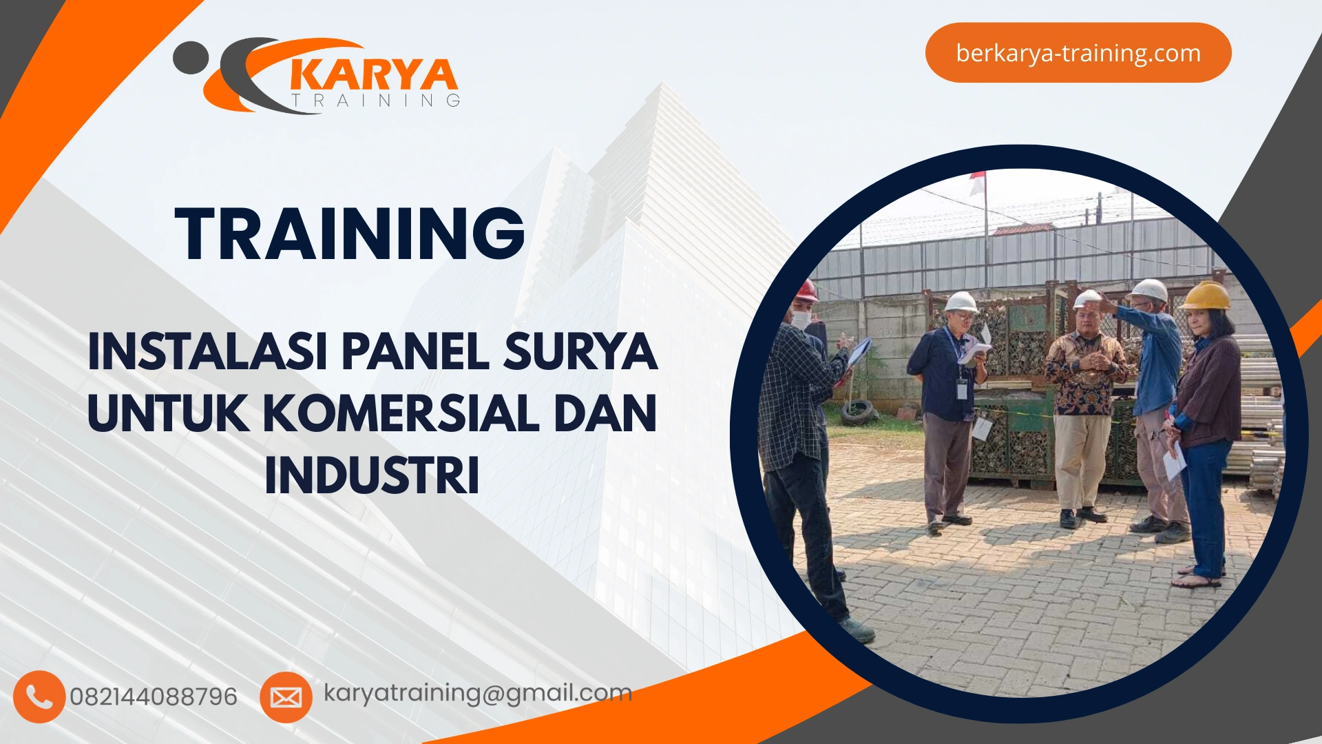 TRAINING INSTALASI PANEL SURYA UNTUK KOMERSIAL DAN INDUSTRI