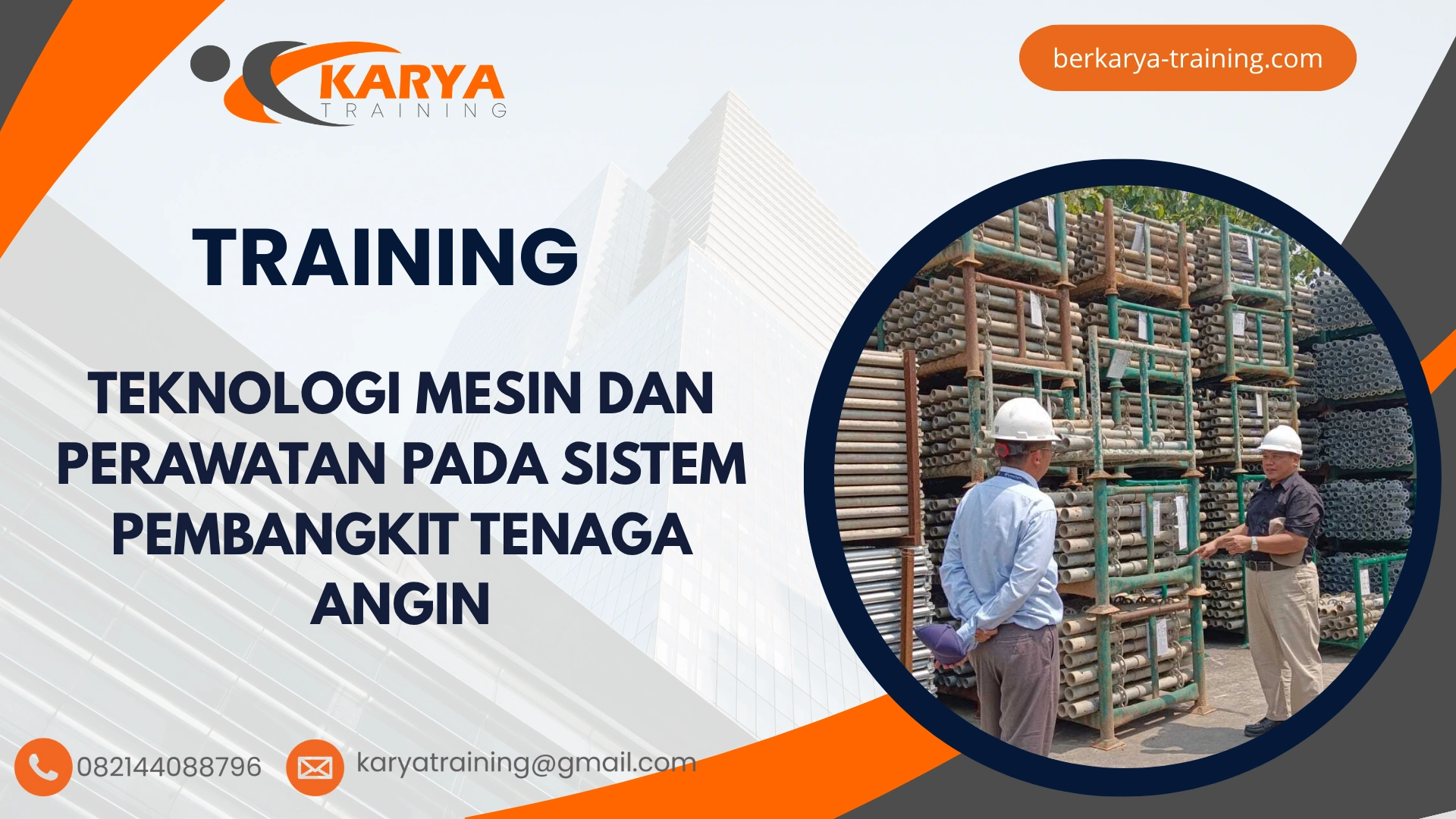 TRAINING TEKNOLOGI MESIN DAN PERAWATAN PADA SISTEM PEMBANGKIT TENAGA ANGIN