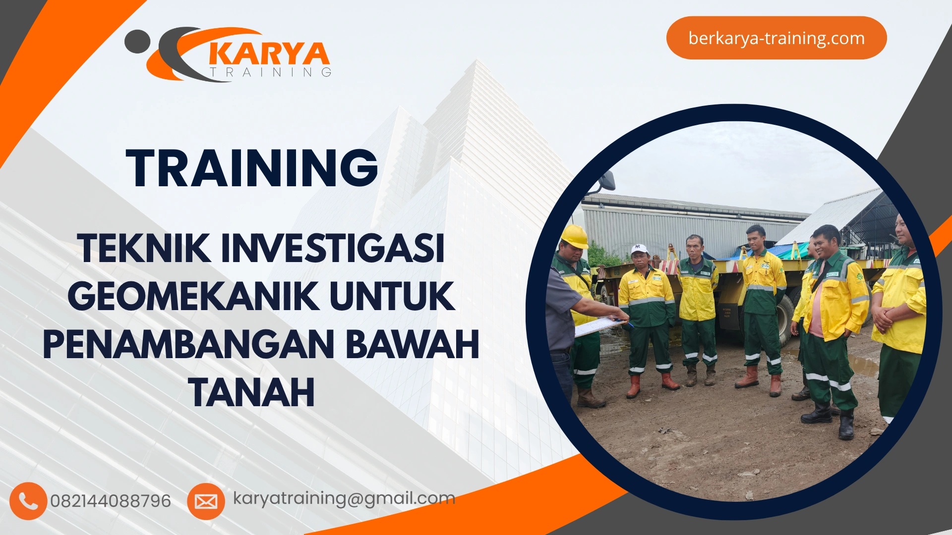 TRAINING TEKNIK INVESTIGASI GEOMEKANIK UNTUK PENAMBANGAN BAWAH TANAH