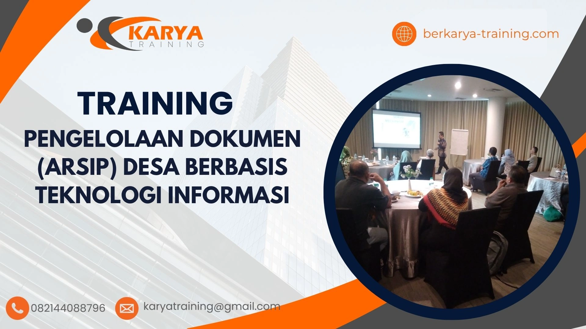 TRAINING EFISIENSI PENGELOLAAN DOKUMEN DESA